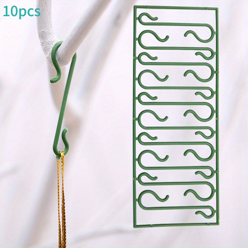 Mini Plastic S Hook Christmas Decoration Christmas Ball Hanging Ornament S Shape