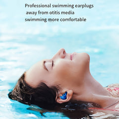 Reusable Earplugs for Swimming Diving Surfing with Storage Box