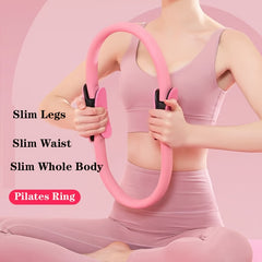 Pilates Ring Yoga Stretching Ring With Handle for Body Shaping