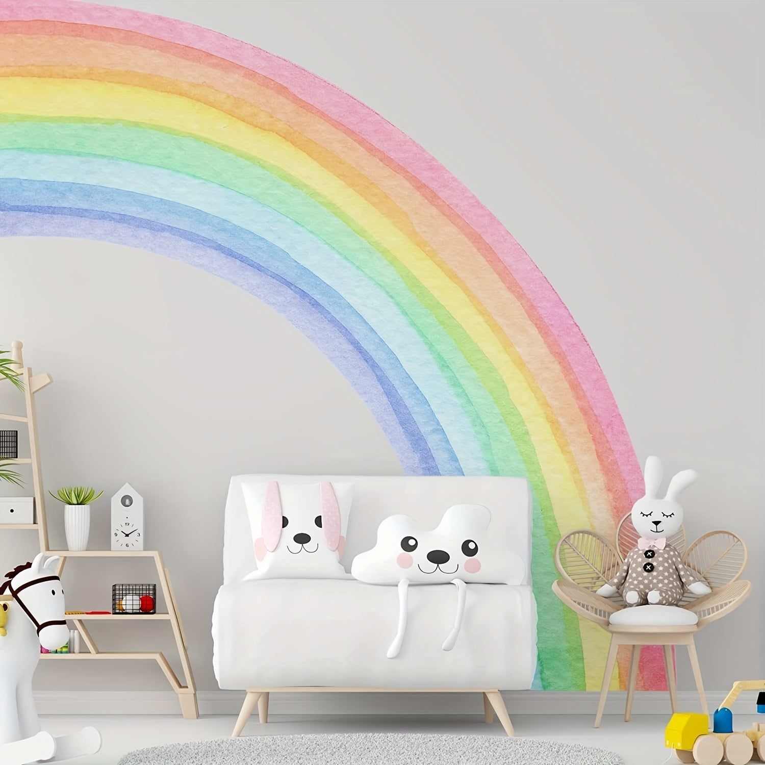 Large Rainbow Wall Sticker Bohemian Wall Decoration