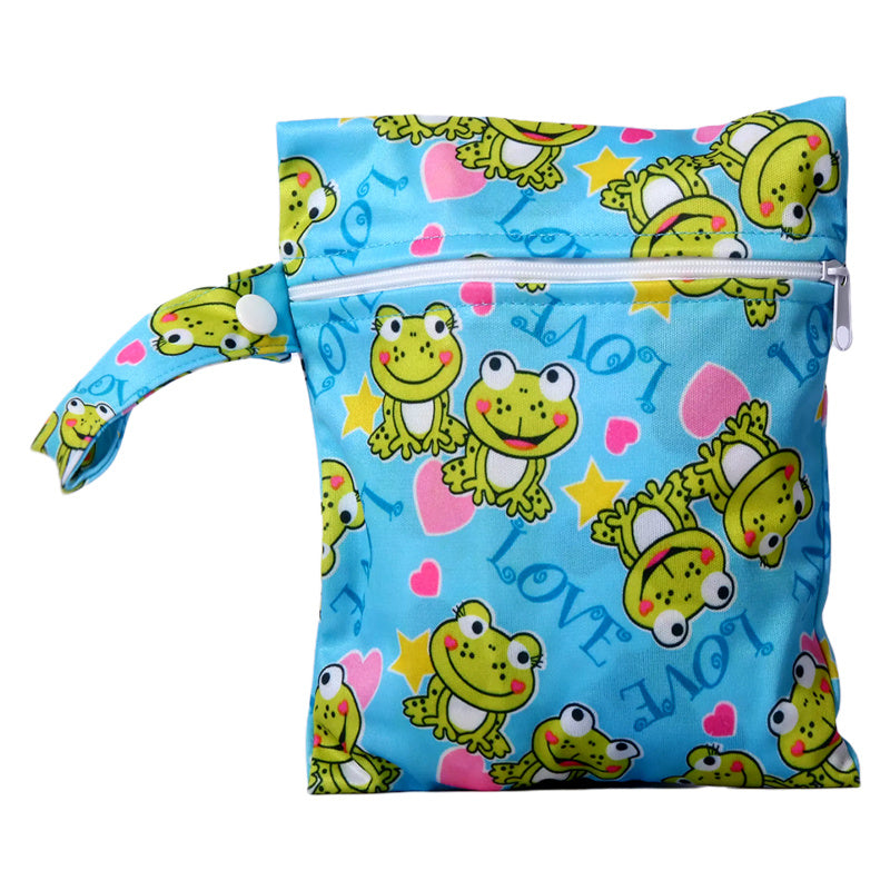 Waterproof Diaper Storage Bag 16x20cm Multiple Prints
