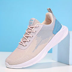 Breathable Mesh Lace Up Running Shoes Casual Women's Footwear