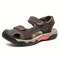 Men's Breathable Closed Toe Sandals Non Slip Beach Shoes