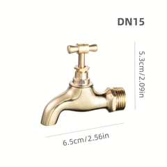 Full Brass Slow Water Faucet for Efficient Water Usage
