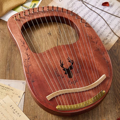16 19 String Harp Lyre Small Portable Musical Instrument Easy To Learn