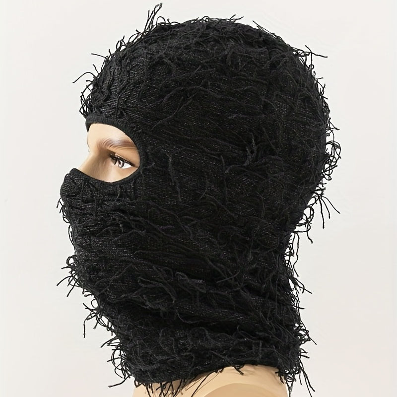 Men's Fuzzy Balaclava Cap for Ski Winter Sports Outdoor Hat
