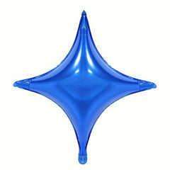 9pcs 25 Four pointed Star Aluminum Foil Balloons Party Decoration
