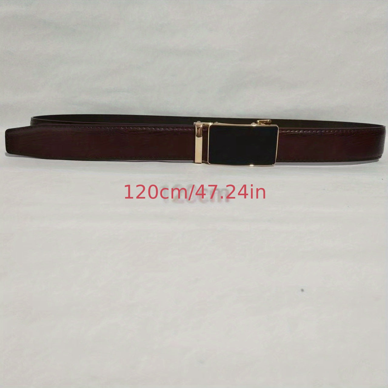 Men's Casual Auto Buckle PU Leather Business Belt Classic