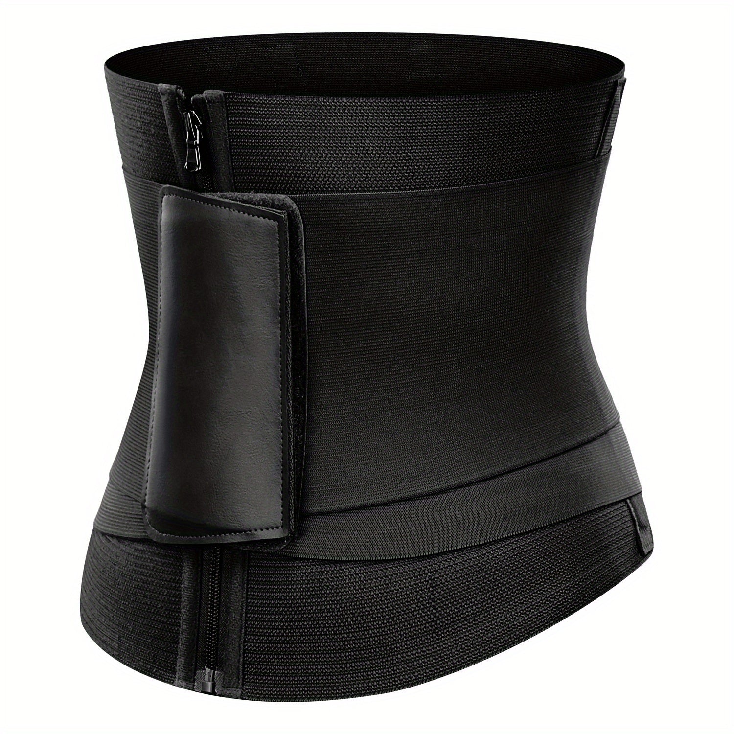 Waist Trainer Tummy Wrap Tummy Control Zipper Slimmer Belly Belt