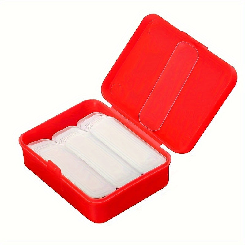 60pcs 1.78x5.0cm Transparent Double-sided Paste Pads for DIY Handicrafts