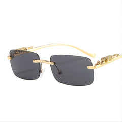 Vintage Leopard Head Metal Sunglasses Wholesale
