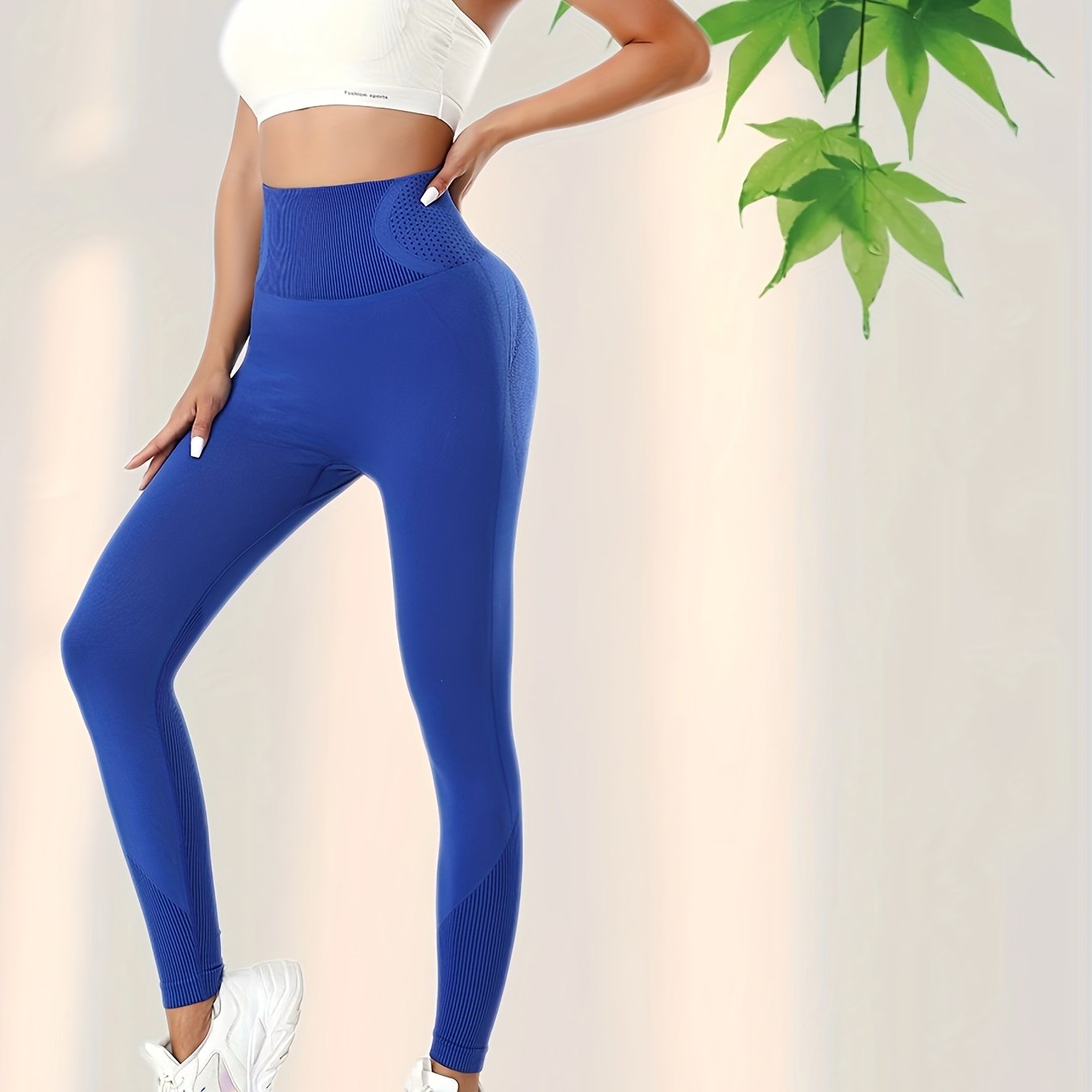 High Waist Tummy Control Pants Quick Dry Running Yoga Leggings