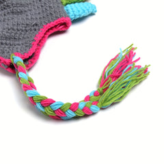 Cute Dino Baby Hats 2Pcs Set for Newborn Photography Props