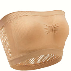 Strapless Bandeau Bra Comfy & Breathable Women's Lingerie