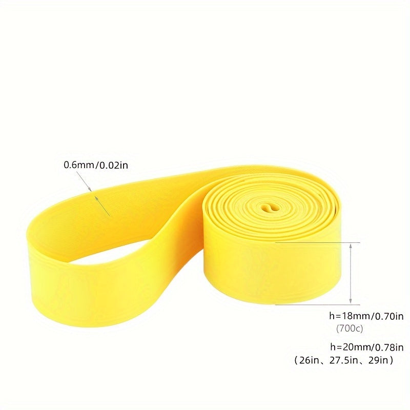 2pcs Bicycle Inner Tire Pads PVC Liner Anti Piercing Mountain Road Wheel Tubes