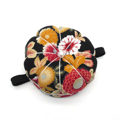 Pumpkin Shape Sewing Pincushion with Wrist Strap
