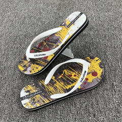 Men's Slip On Flip Flops Casual Walking Slippers - Assorted Colors
