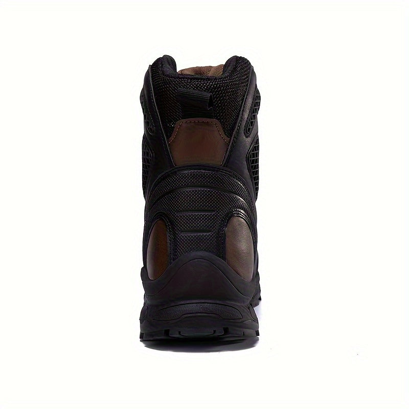 Men's High Top Hiking Boots Non Slip Durable Shoes for Outdoor Activities