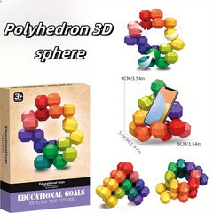 Autism Sensory Toy Inseparable Rainbow Ball Quiet Fidget Toy Gift