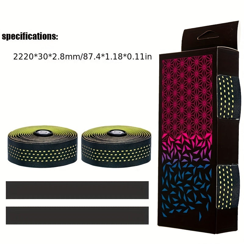 Breathable Soft Road Bike Handlebar Tape with Shock Absorption