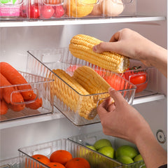 Refrigerator Storage Bin With Handle Drawer Storage Box Containers