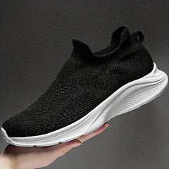 Men's No Tie Loafer Shoes Breathable Mesh Anti skid