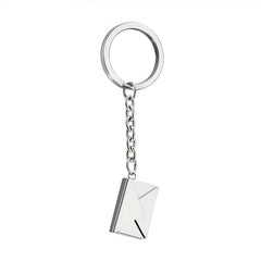 Custom Text Envelope Wallet Key Chain for Men