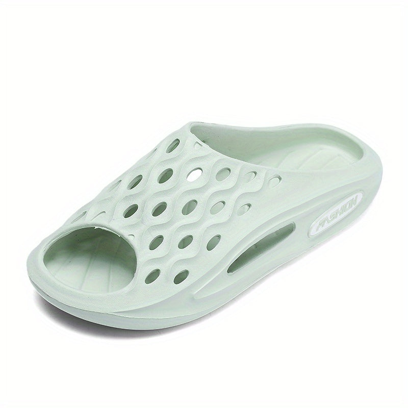 Men's Cloud Slides Pillow Slippers Lightweight Open Toe Shoes For Indoor Outdoor