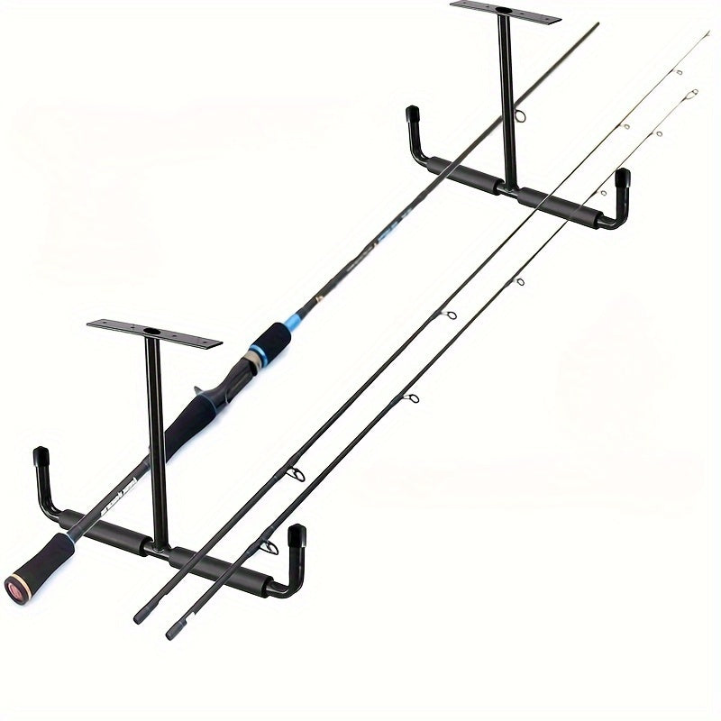 Metal Garage Storage Hook Rack Ceiling Installation Heavy Duty