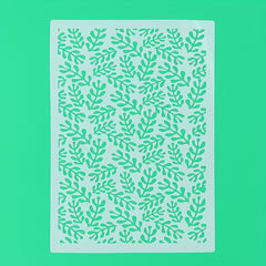 A4 Leaf Painting Template for Various Surfaces - DIY Adhesive Decorations