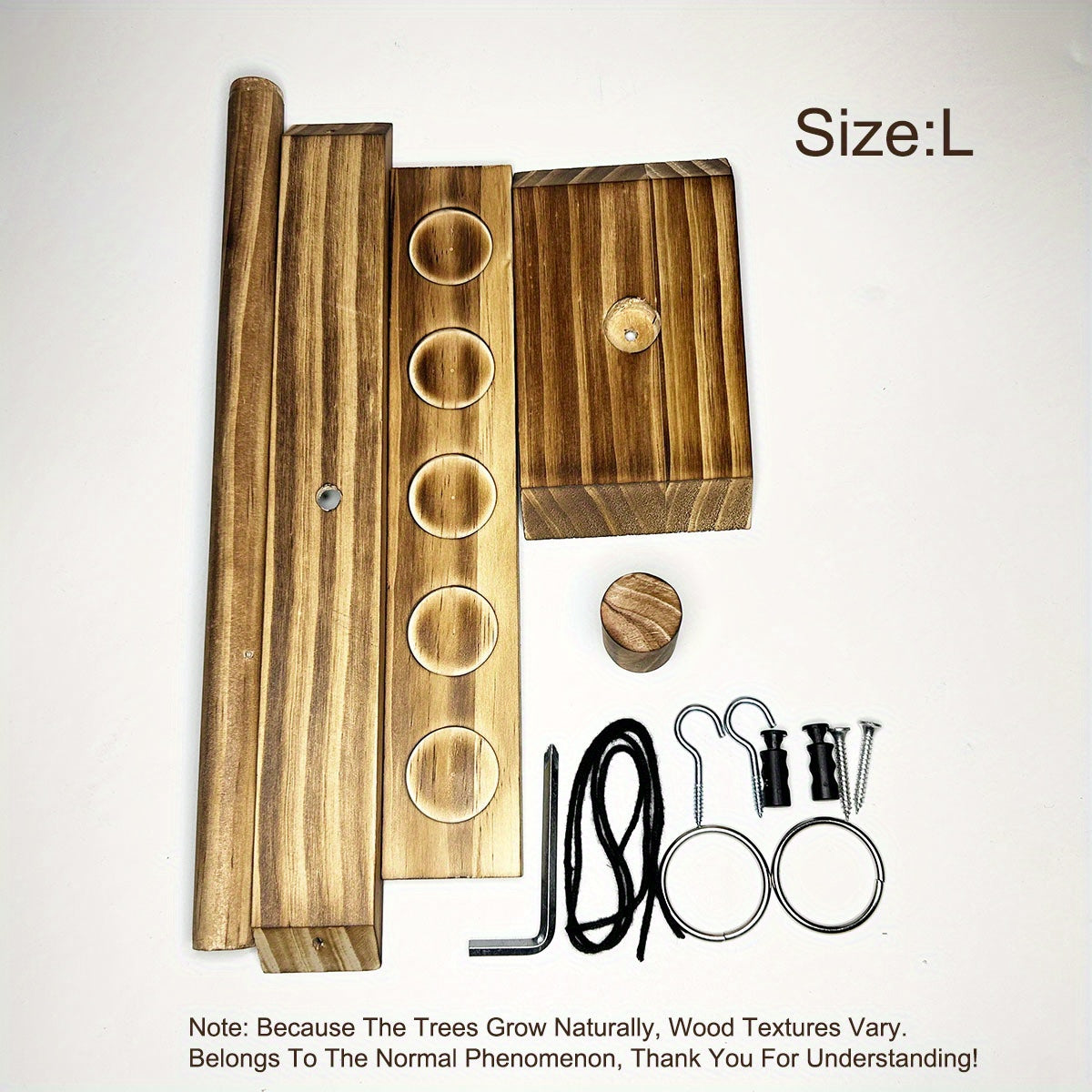 Hook And Ring Game - Wooden Ring Toss Set For Bars & Home Parties