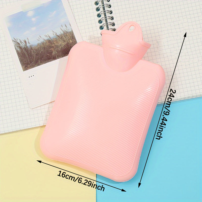 Portable Water Injection Hot Water Bag Large Capacity PVC Hand Warmer