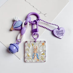 Acrylic Animal Keychain Pendant For Girls