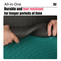 TPE Non-slip Soft Yoga Mat Thicken Widen Mute Fitness Mat 183x66x0.6cm
