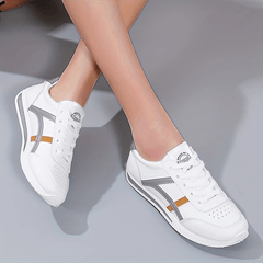Women's Colorblock Sneakers Low Top Lace Up Walking Shoes