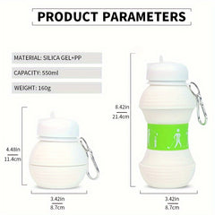 Portable Silicone Foldable Water Cup for Outdoor and Travel