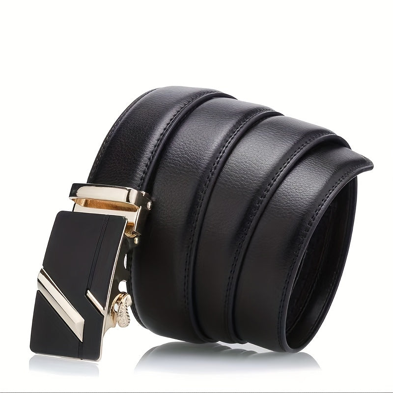 Classic Automatic Belt Business Cowhide Leather Belt