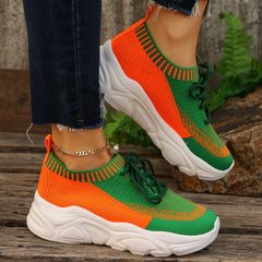 Breathable Running Shoes Thick Sole Sneakers Outdoor Sports Shoes