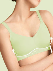 Wireless Seamless Full Coverage Bra Solid Medium Stretch Bra