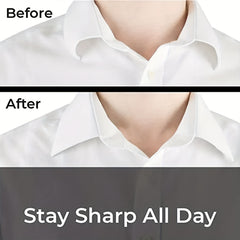 2pcs Metal Collar Stays Silver Brackets Formal Shirts 5 Sizes