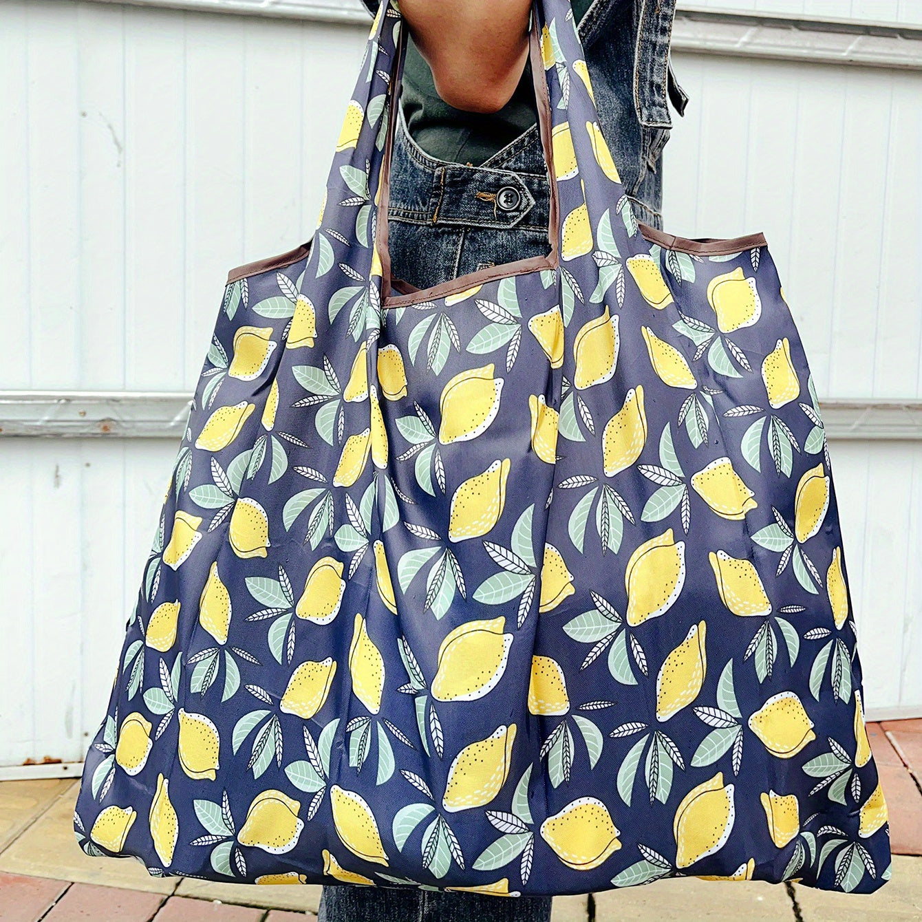 All Over Print Shoulder Bag Lightweight Foldable Shopper Bag