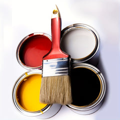 4pcs Nylon Brushes for Paint BBQ Cleaning Dusting & OilPainting