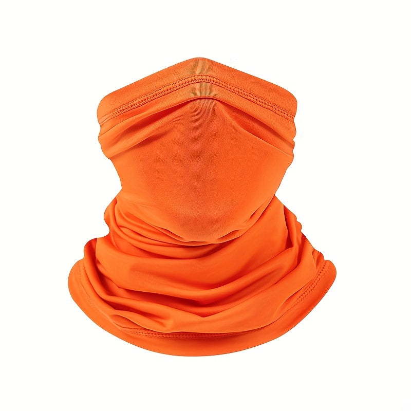 Ice Viscose Sunscreen Neck Cover Solid Breathable Warm Neck Gaiter