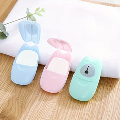 Travel Soap Paper Sheets Disposable Hand Washing Bath Scented Paper Soap