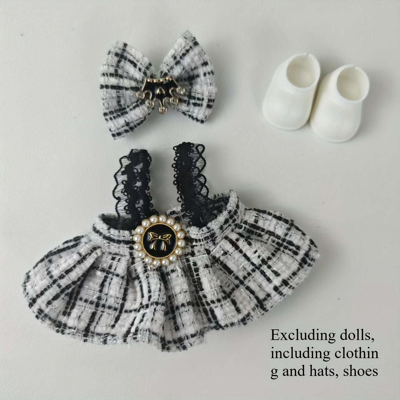 LABU Doll Clothing Set, Valentine's Gift, Exclusively Designed, 16-17cm Doll Out