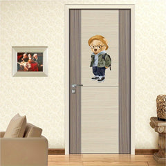 Cute Anime Teddy Bear Sticker for Decorations
