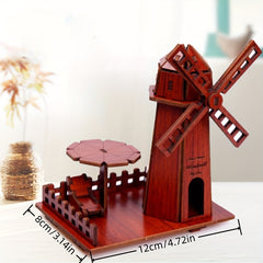DIY 3D Windmill Puzzle Educational Toy Gift Birthday