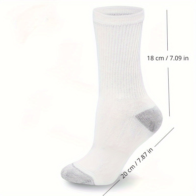 Men's Sports Crew Socks Cotton Cushioning Socks