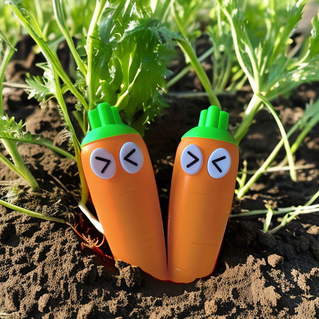 1pc 3D Carrot Telescopic Sword Creative Telescopic Carrot Toy