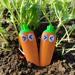 1pc 3D Carrot Telescopic Sword Creative Telescopic Carrot Toy